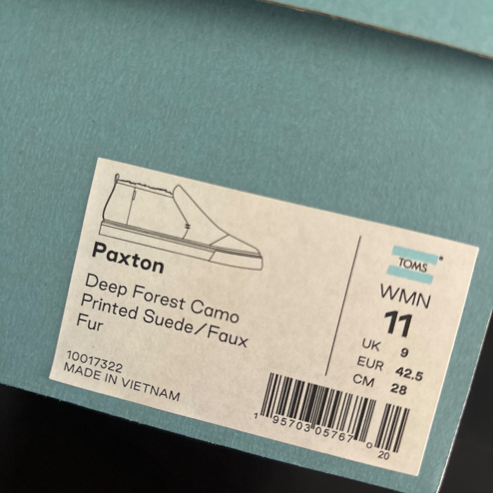 Paxton TOMS size 11